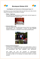 Monatspost Oktober 2019