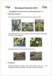 Monatspost November 2019