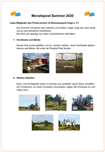 Monatspost Juli-August 2020