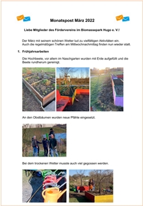 Monatspost März 2022