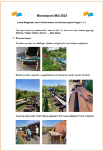 Monatspost Mai 2022