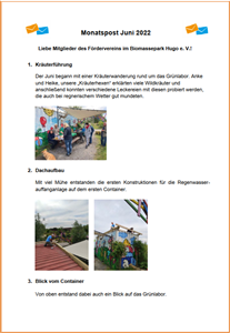 Monatspost Juni 2022