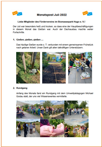 Monatspost Juli 2022
