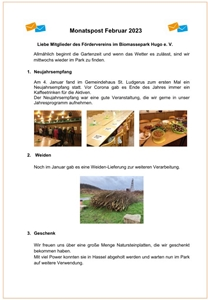 Monatspost Februar 2023