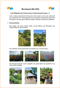 Monatspost Mai 2024