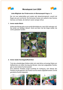 Monatspost Juni 2024