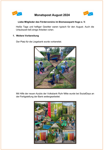 Monatspost August 2024