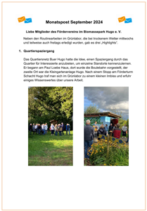 Monatspost September 2024