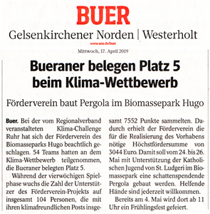 WAZ-Bericht vom 17.4.2019